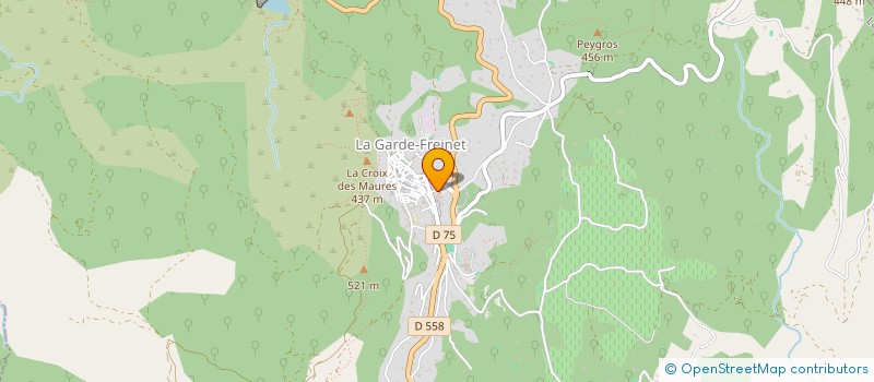 localisation de l'entreprise POK LOC  LA GARDE-FREINET