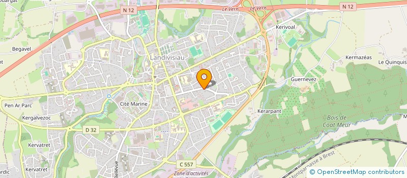 localisation de l'entreprise POKA  LANDIVISIAU