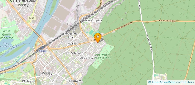 localisation de l'entreprise POKA  POISSY