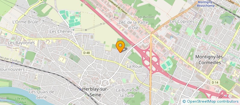 localisation de l'entreprise POKA  HERBLAY-SUR-SEINE