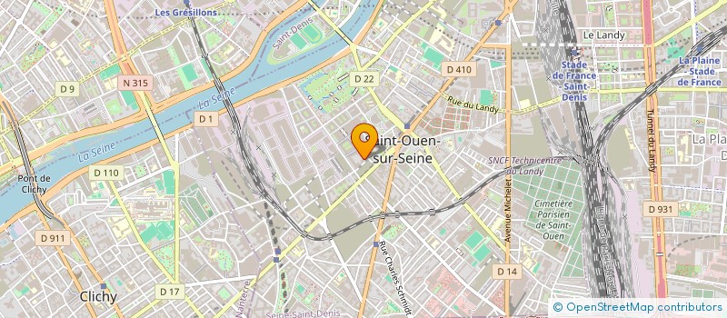 localisation de l'entreprise POKA YOKE CONSULTING à SAINT-OUEN-SUR-SEINE