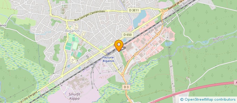 localisation de l'entreprise POKABIGA  BIGANOS