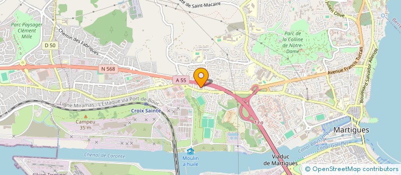 localisation de l'entreprise POKABOWL à MARTIGUES