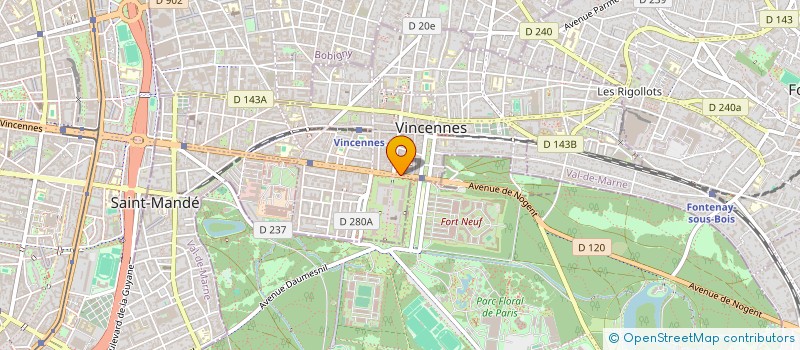 localisation de l'entreprise POKAWA VINCENNES à VINCENNES