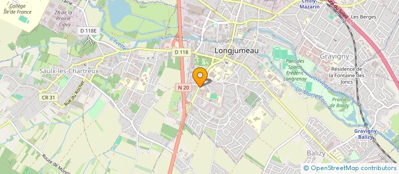 localisation de l'entreprise POKCASINO.TCG à LONGJUMEAU