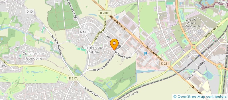 localisation de l'entreprise POKE  CHANTELOUP-EN-BRIE