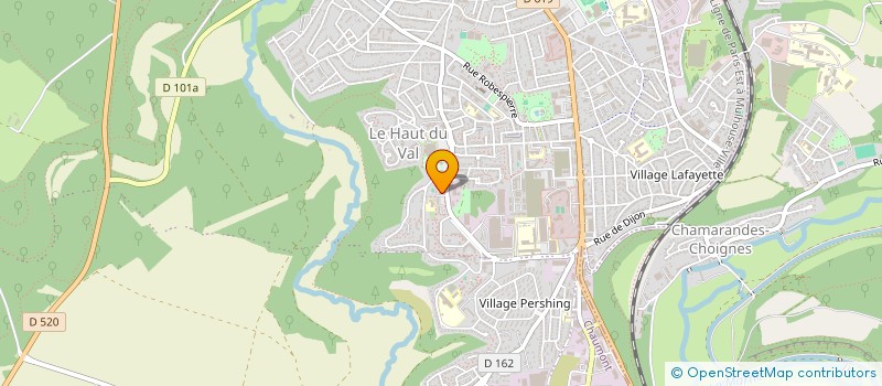 localisation de l'entreprise POKE-CLUB DE HAUTE MARNE à CHAUMONT