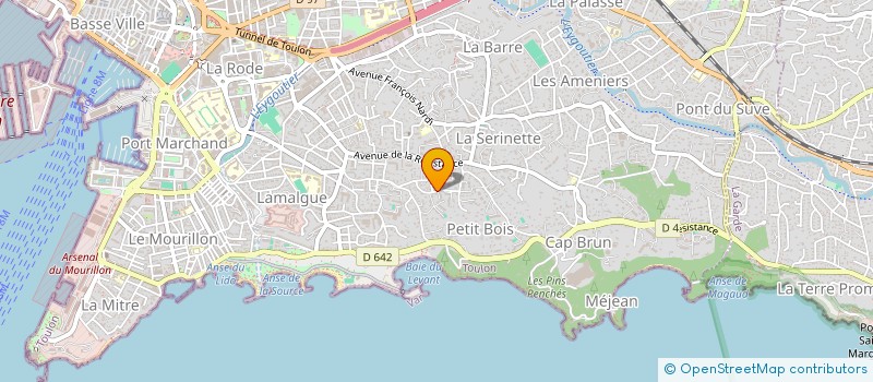 localisation de l'entreprise POKE GIF à TOULON