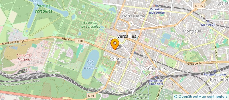 localisation de l'entreprise POKE ME 78 à VERSAILLES