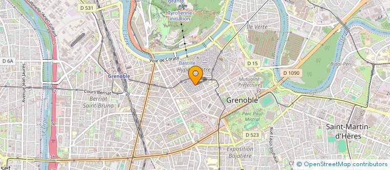 localisation de l'entreprise POKE POKE  GRENOBLE