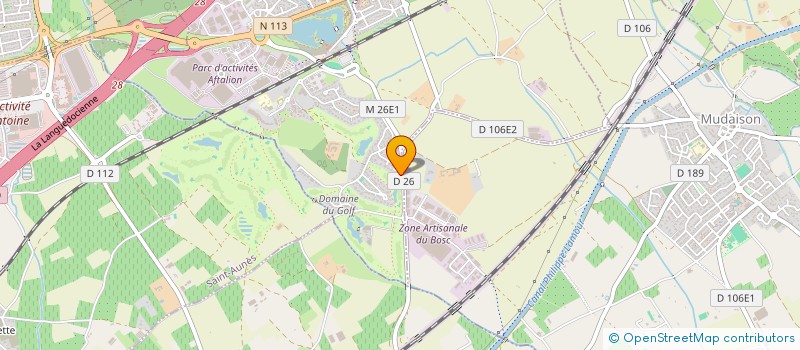localisation de l'entreprise POKE S & M à BAILLARGUES