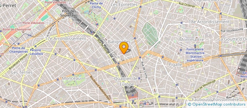 localisation de l'entreprise POKE SHOP BATIGNOLLES  PARIS