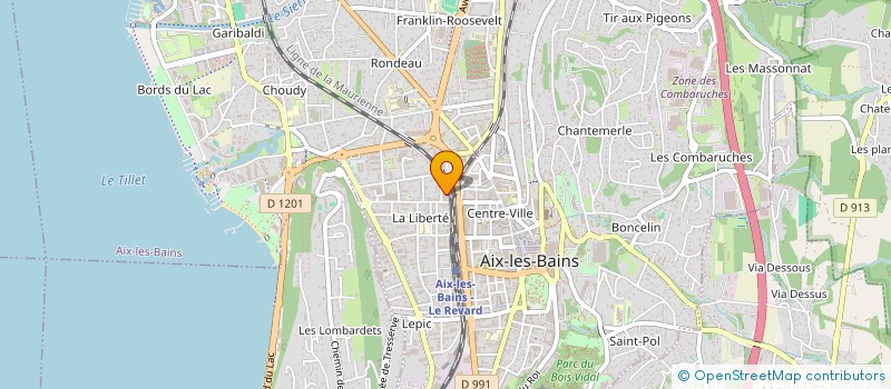 localisation de l'entreprise POKE TOKEE  AIX-LES-BAINS