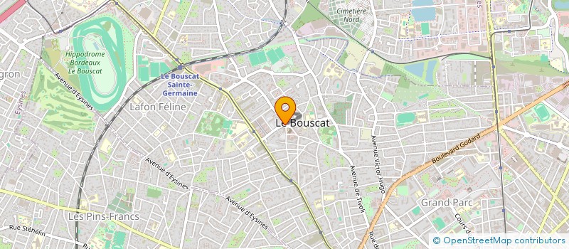 localisation de l'entreprise POKE U2 à LE BOUSCAT