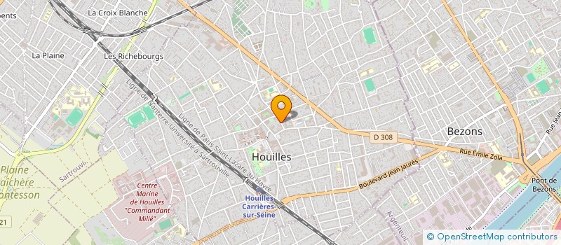 localisation de l'entreprise POKEBU à HOUILLES