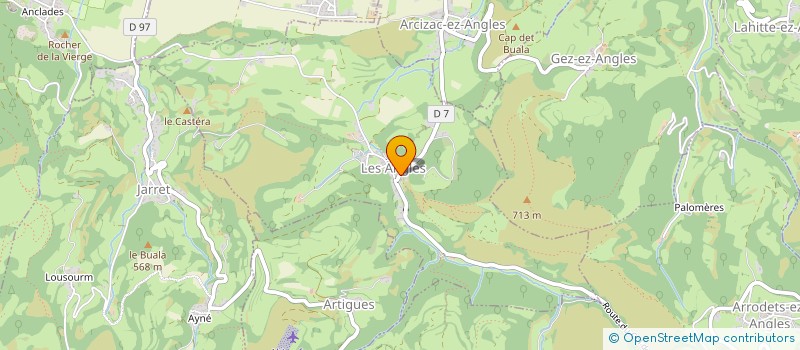 localisation de l'entreprise POKECOCOO  ARCIZAC-EZ-ANGLES