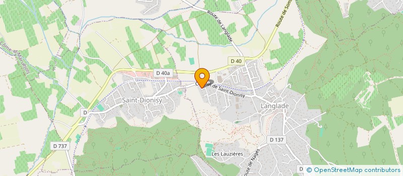 localisation de l'entreprise POKEDOC  LANGLADE