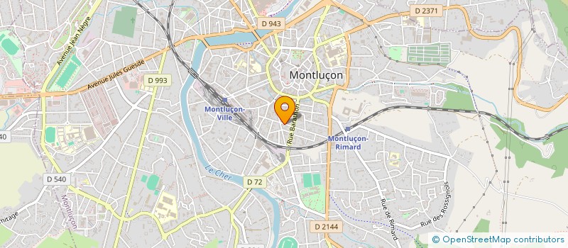 localisation de l'entreprise POKEE à MONTLUCON