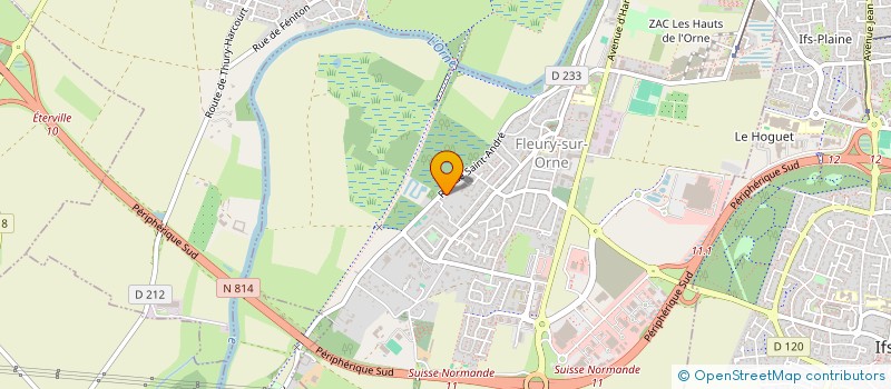 localisation de l'entreprise POKEINVEST FRANCE  FLEURY-SUR-ORNE