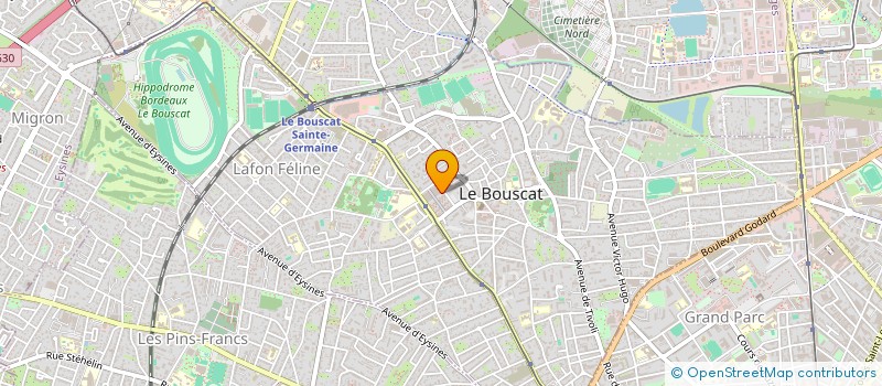 localisation de l'entreprise POKEMASTER CARD à LE BOUSCAT