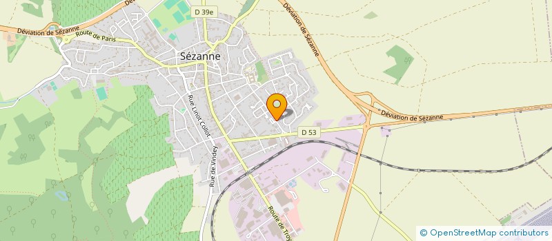 localisation de l'entreprise POKER à SEZANNE