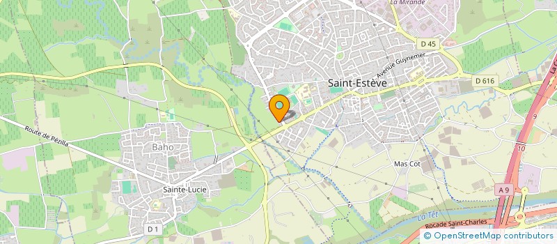 localisation de l'entreprise POKER CLUB STEPHANOIS  SAINT-ESTEVE