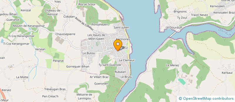 localisation de l'entreprise POKER D'AS 29  LOCQUENOLE