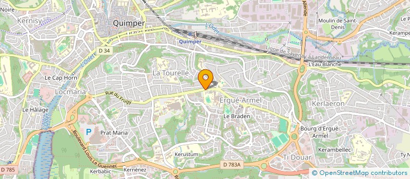 localisation de l'entreprise POKER PAYS DE CORNOUAILLE à QUIMPER