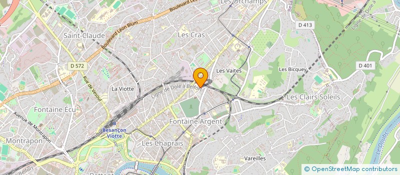 localisation de l'entreprise POKER SCIENCES à BESANCON