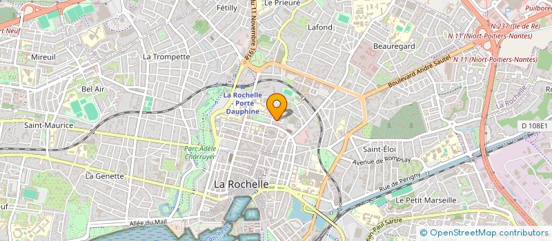 localisation de l'entreprise POKER VEGAS CLUB  LA ROCHELLE