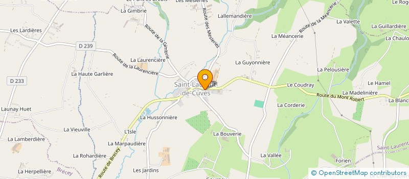 localisation de l'entreprise POKERCLUB AVRANCHES  SAINT-LAURENT-DE-CUVES