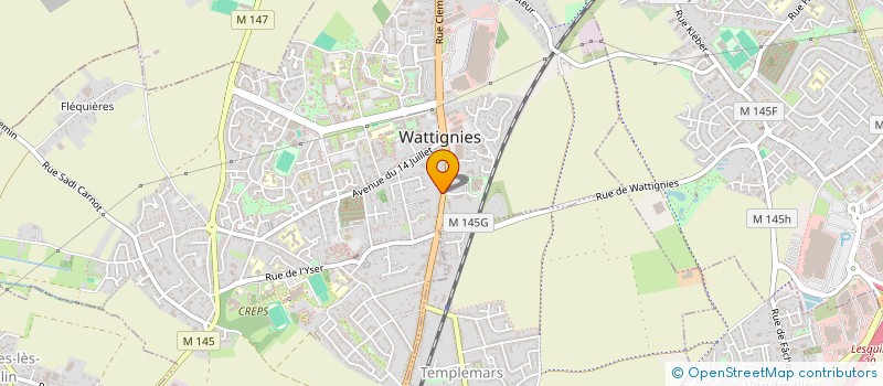 localisation de l'entreprise POKESEOUL  WATTIGNIES