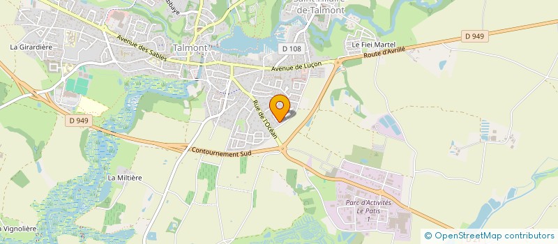 localisation de l'entreprise POKEVOLI  TALMONT-SAINT-HILAIRE