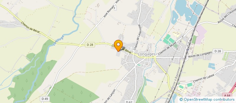 localisation de l'entreprise POKI  LONGAGES