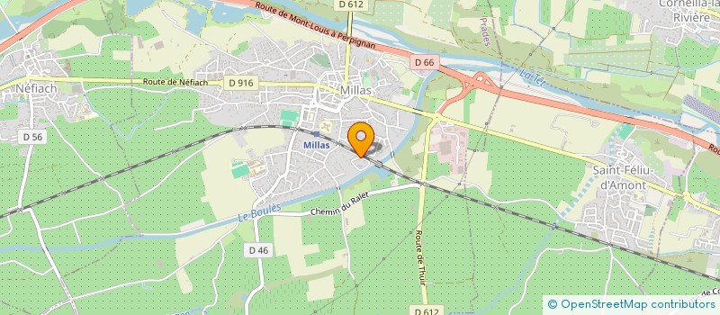 localisation de l'entreprise POKIPETZOU  MILLAS