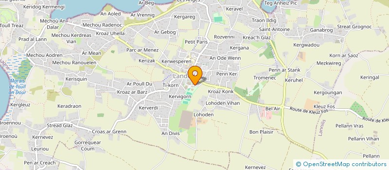 localisation de l'entreprise POKOU GLACES  LANDEDA