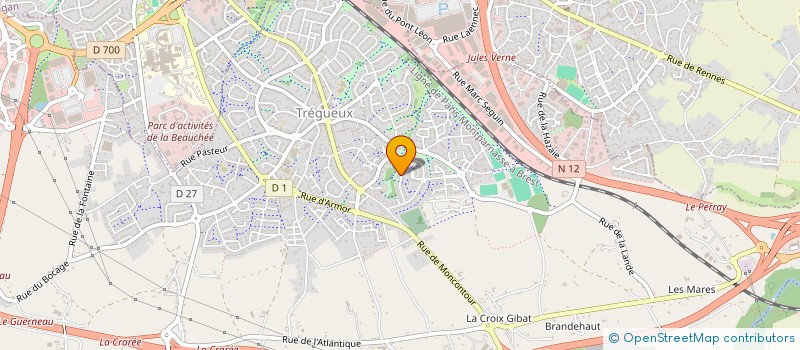 localisation de l'entreprise POKOU STUDIO à TREGUEUX