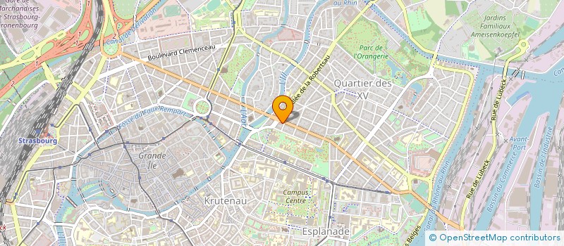 localisation de l'entreprise POKSOFT à STRASBOURG