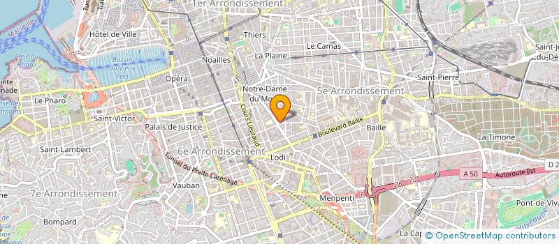 localisation de l'entreprise POKY à MARSEILLE