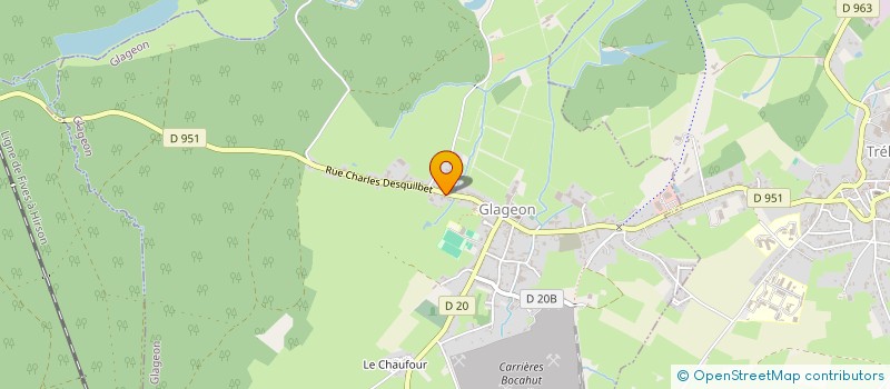 localisation de l'entreprise POL'ARTS  GLAGEON