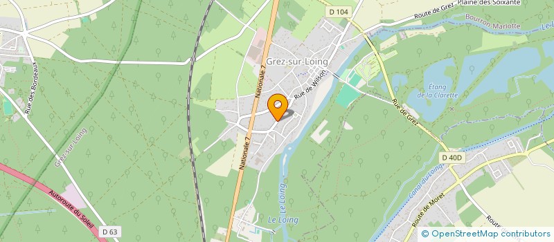 localisation de l'entreprise POL BAT  GREZ-SUR-LOING