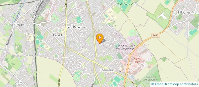 localisation de l'entreprise POL CONSTRUCTION  BEAURAINS