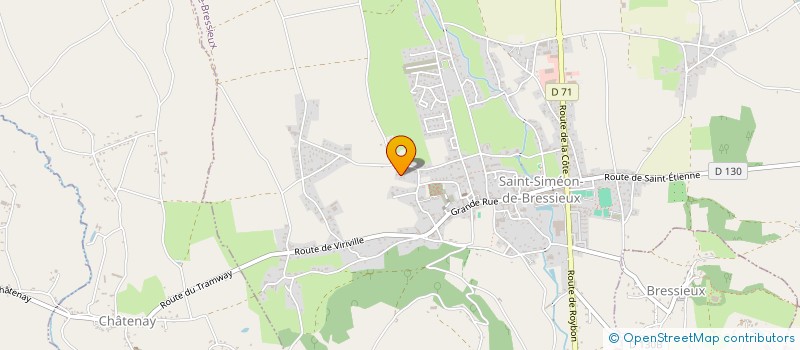 localisation de l'entreprise POL CONSTRUCTIONS  SAINT-SIMEON-DE-BRESSIEUX