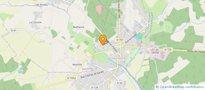 localisation de l'entreprise POL'EAU  LENCLOITRE