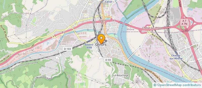 localisation de l'entreprise POL EQUIPEMENT à GIVORS