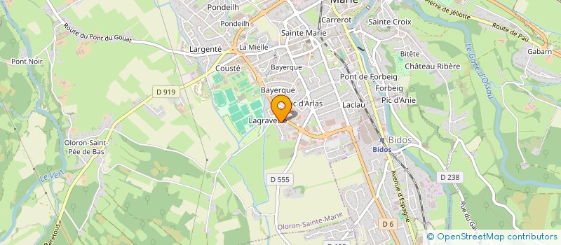 localisation de l'entreprise POL'ETHIK BIO à OLORON-SAINTE-MARIE