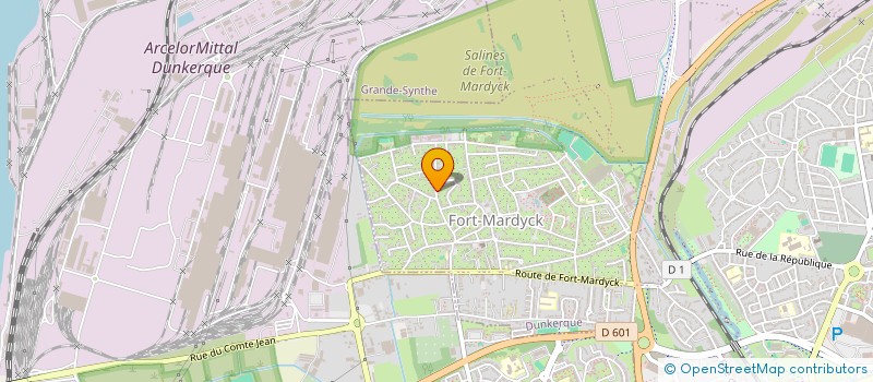 localisation de l'entreprise POL FINANCES à DUNKERQUE