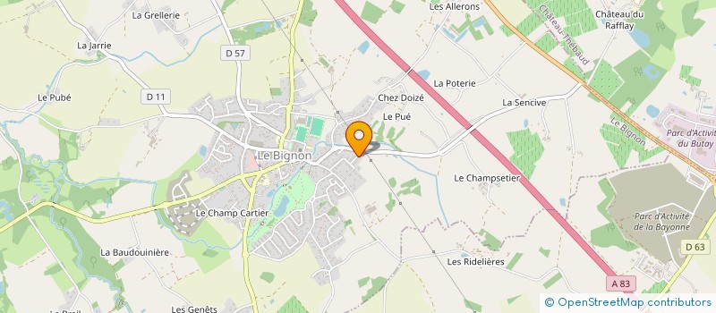 localisation de l'entreprise POL 'IMMO  LE BIGNON