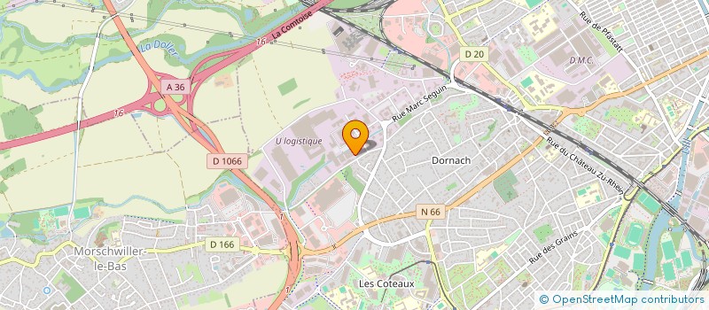 localisation de l'entreprise POL'INOX à MULHOUSE