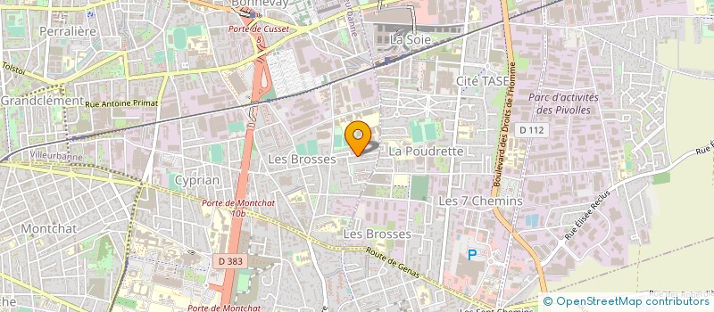 localisation de l'entreprise POL JEAN-PIERRE  VILLEURBANNE